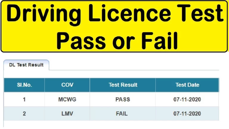 Driving Test Results Online