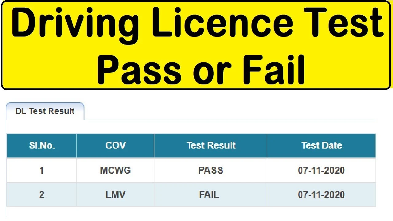 Driving Test Results Online